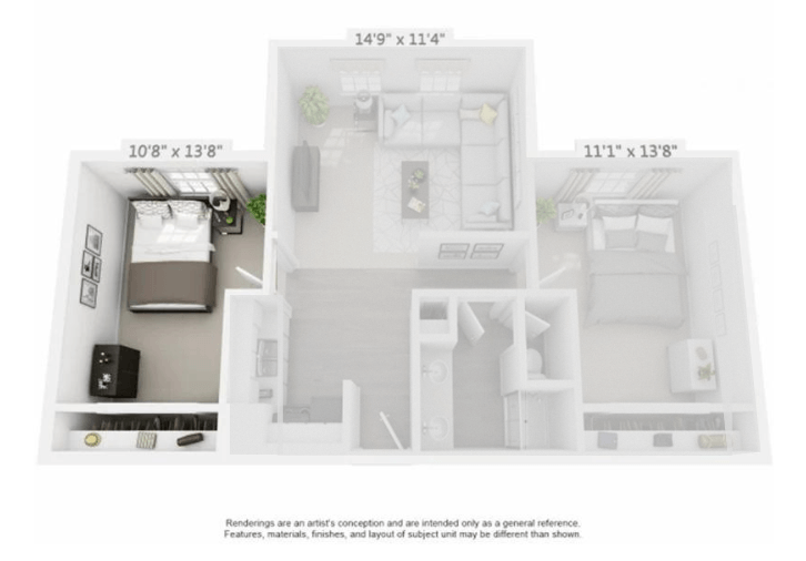 Fall 2024 – Individual Bedroom in a Shared 2 x1